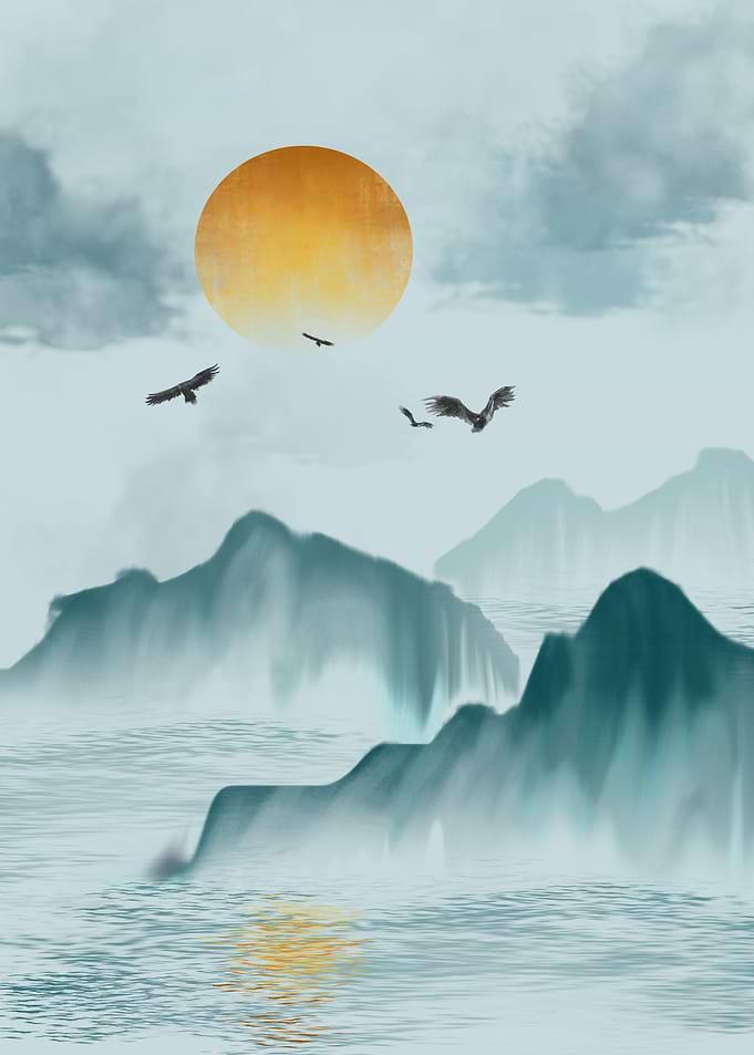 Abstract Nature Painting