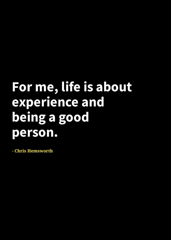 Chris Hemsworth quotes