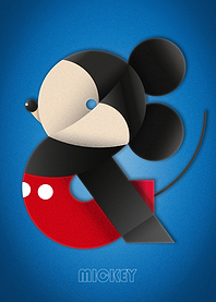 Abstract Mickey Ampersand