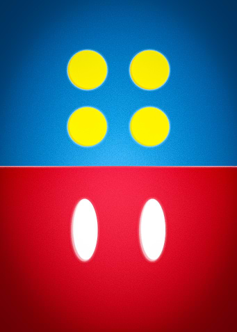 Donald Mickey Buttons
