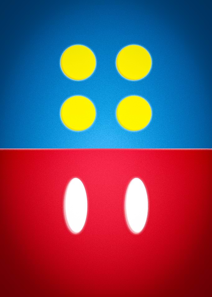 Donald Mickey Buttons