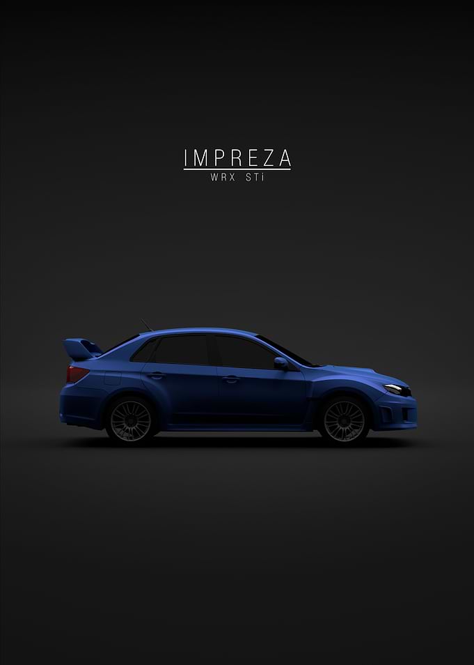 Impreza WRX STi 2011 Blue