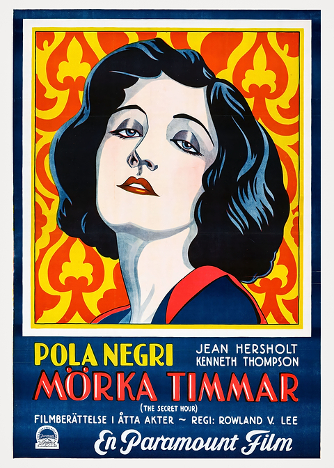 Classic Cinema Art Piece — vintage poster restored on metal