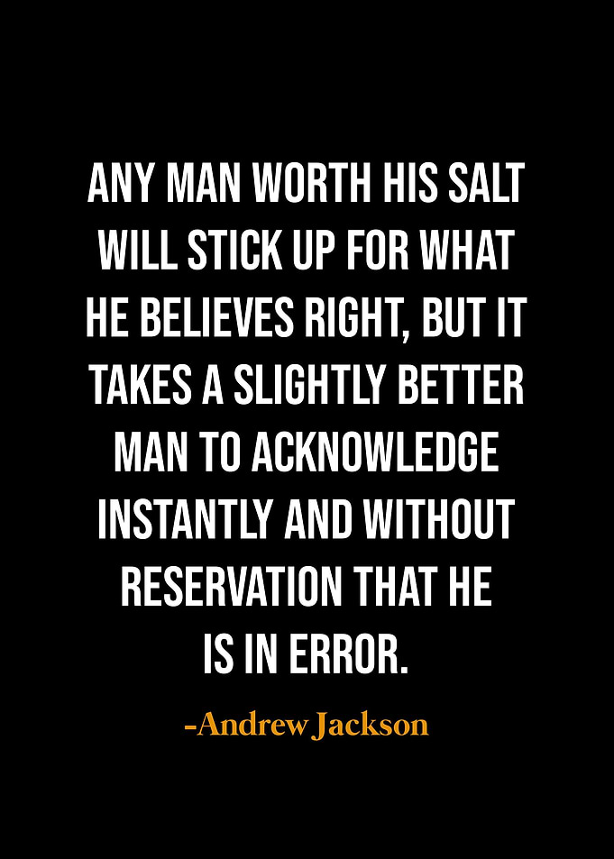 Andrew Jackson quotes