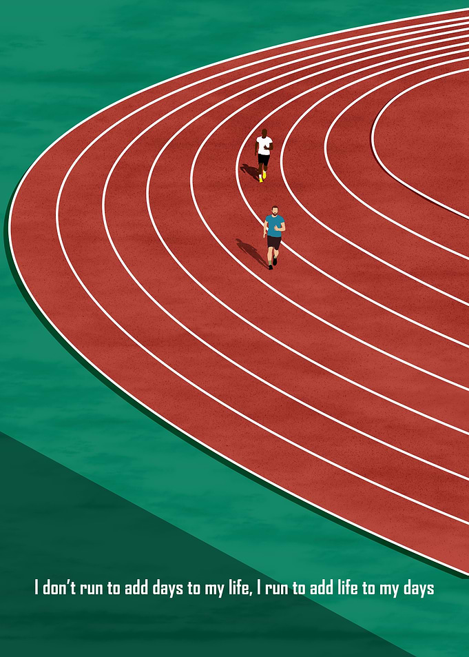 running