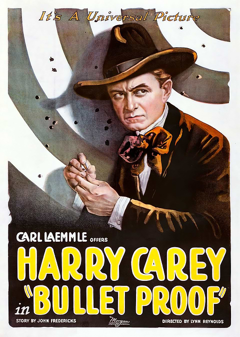 Bullet Proof Poster — retro advertising art on metal