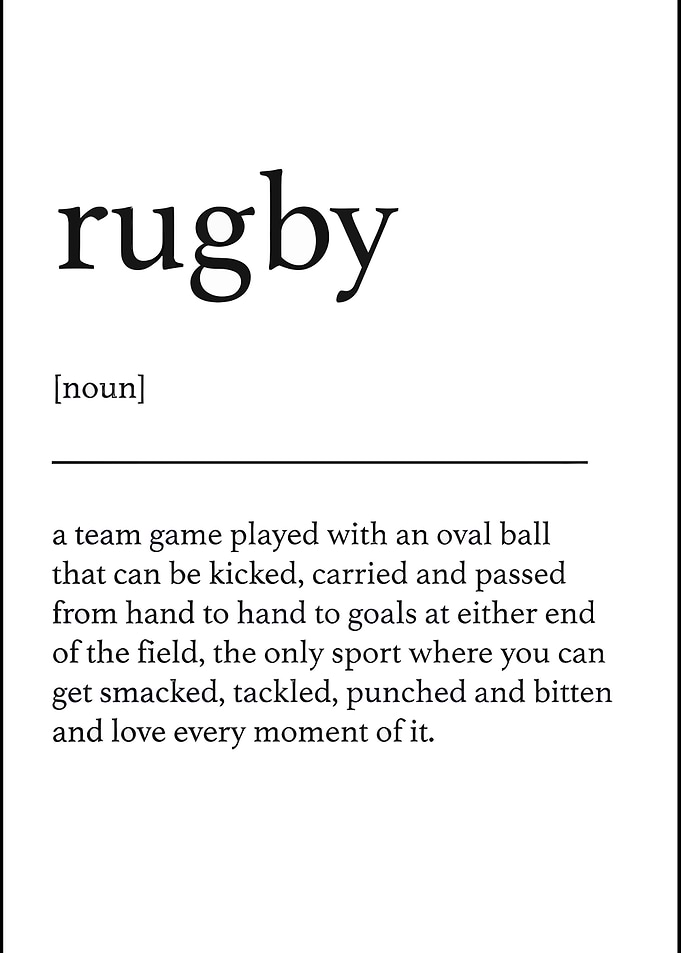 Rugby Player Quote