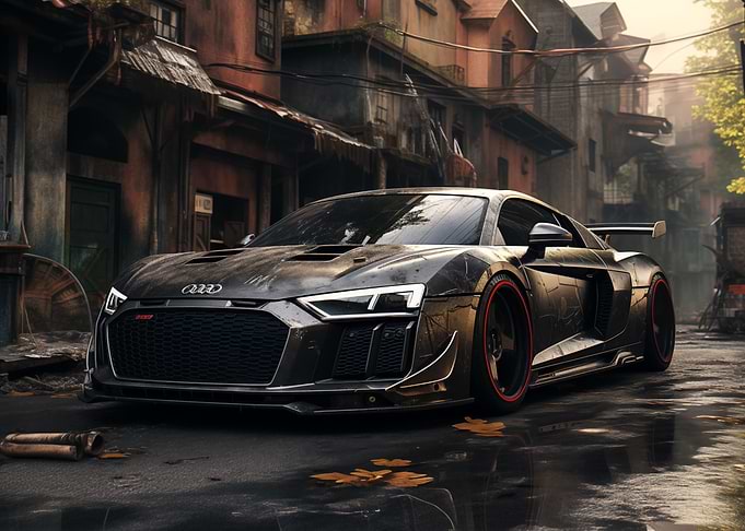Audi R8 GT Tuned car art
