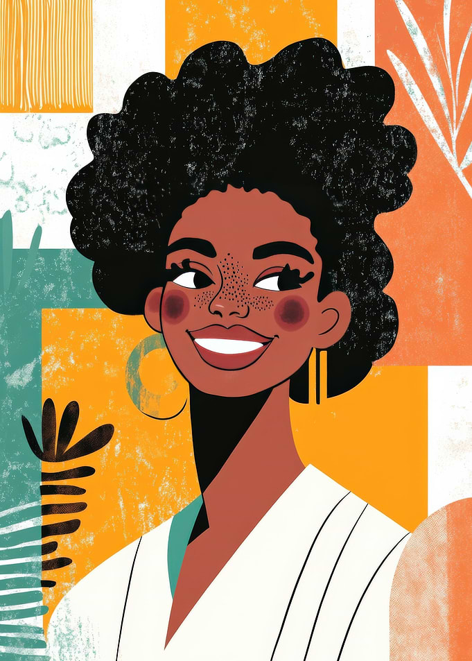 Smiling Black Woman