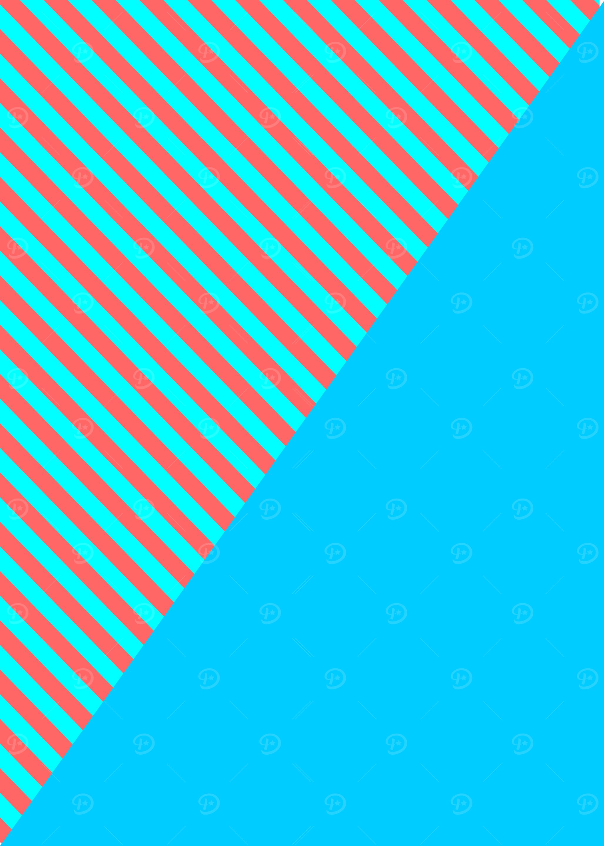 Geometric Blue Lines