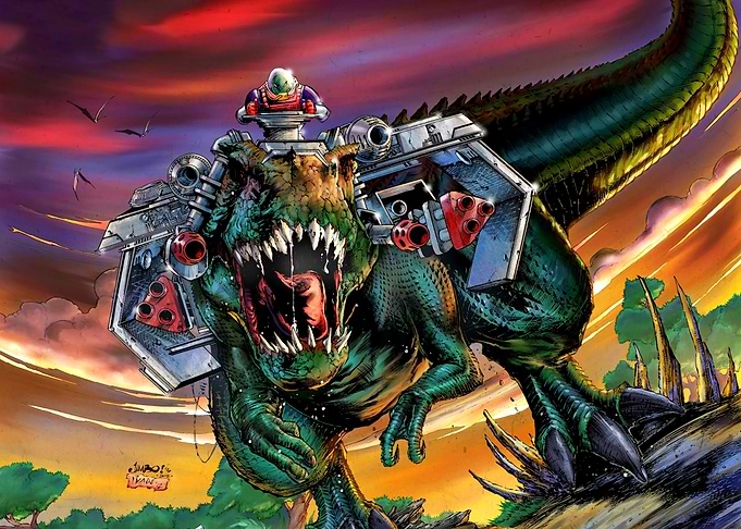 Dinosaur attack