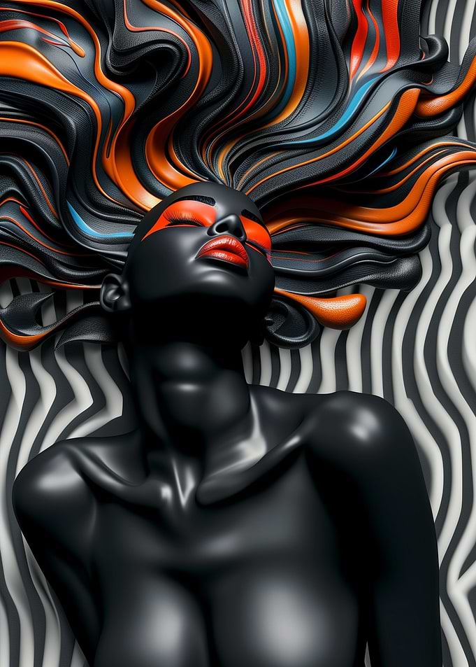 African woman modern