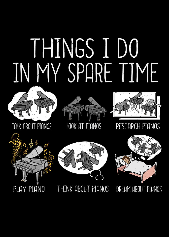 Piano Player Gift Men