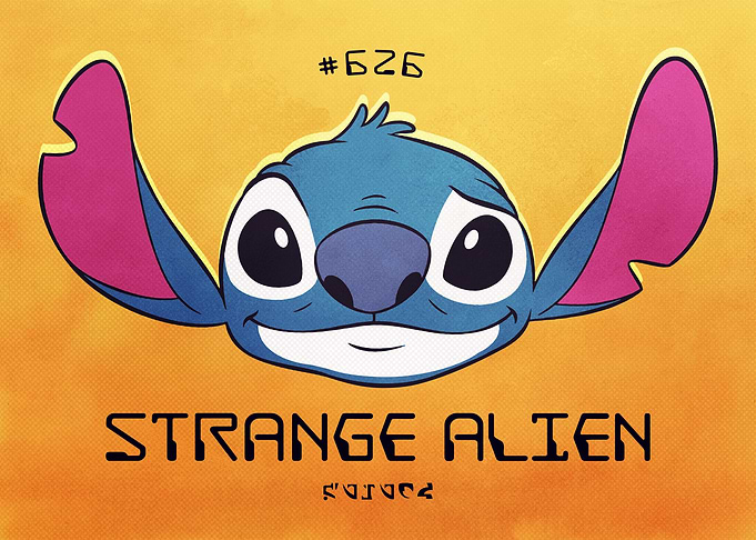 Stitch Strange Alien