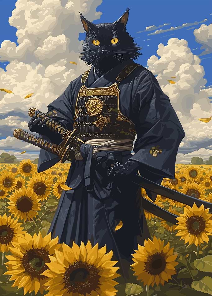 Samurai Cat