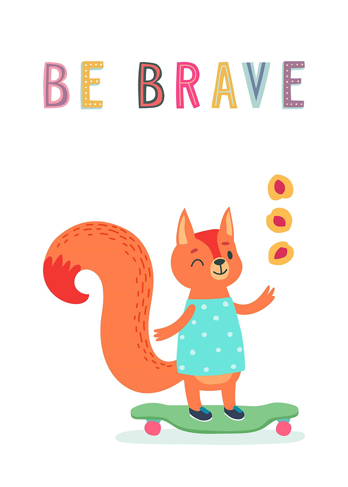 Be Brave Squirrel Juggling