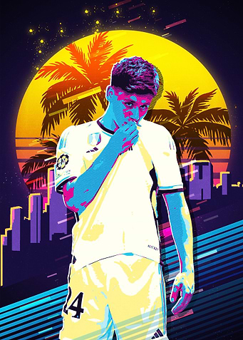 Arda Guler Retro 80s
