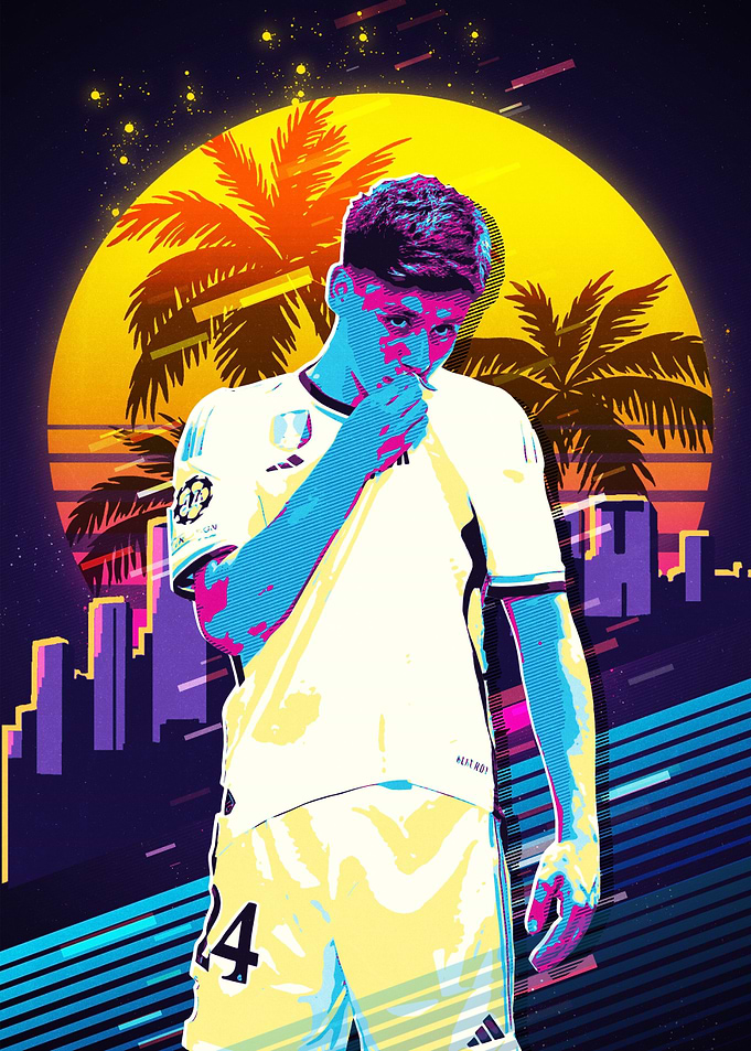 Arda Guler Retro 80s