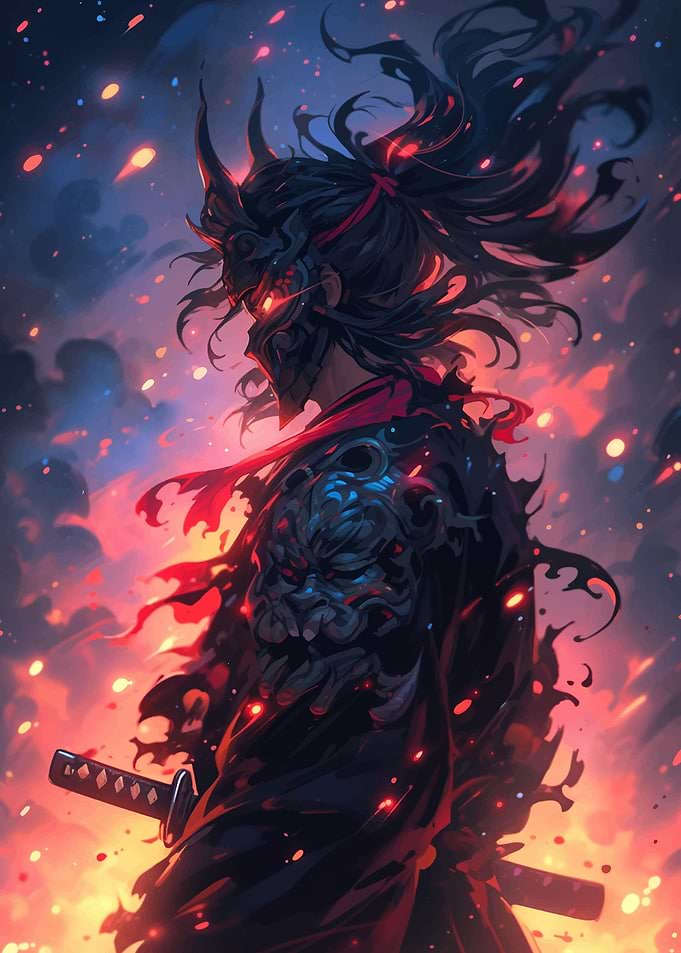 Crimson Oni Warrior