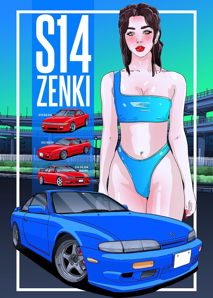 Nissan S14 Silvia Zenki