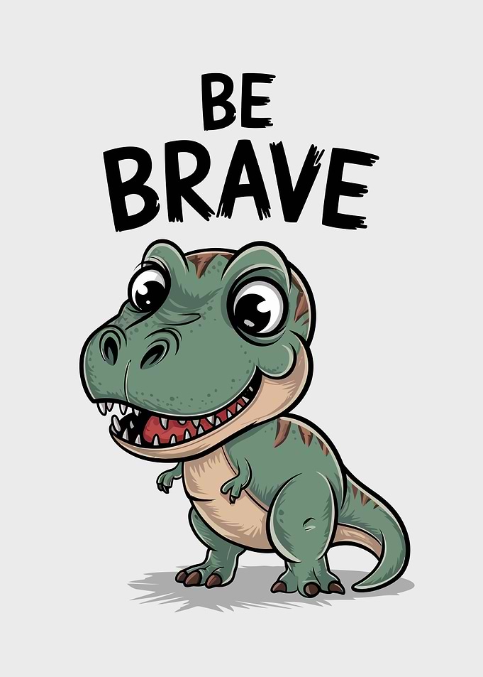 Brave and Strong Dino