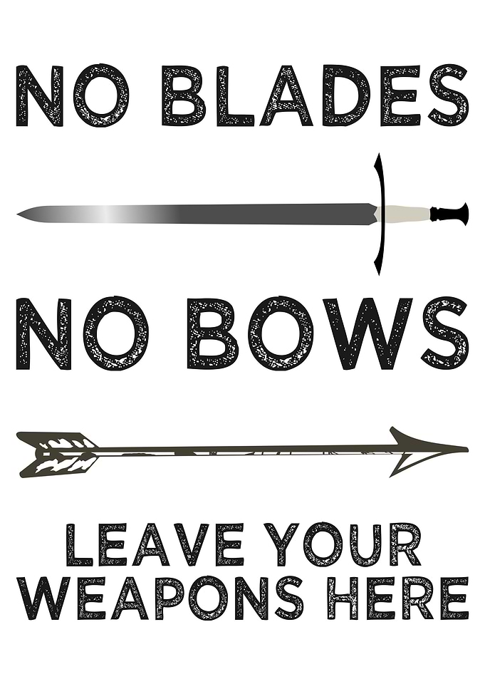 No Blades No Bows