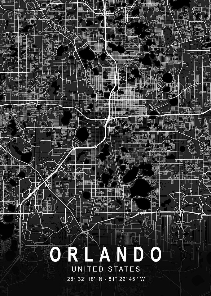 Orlando Dark Map
