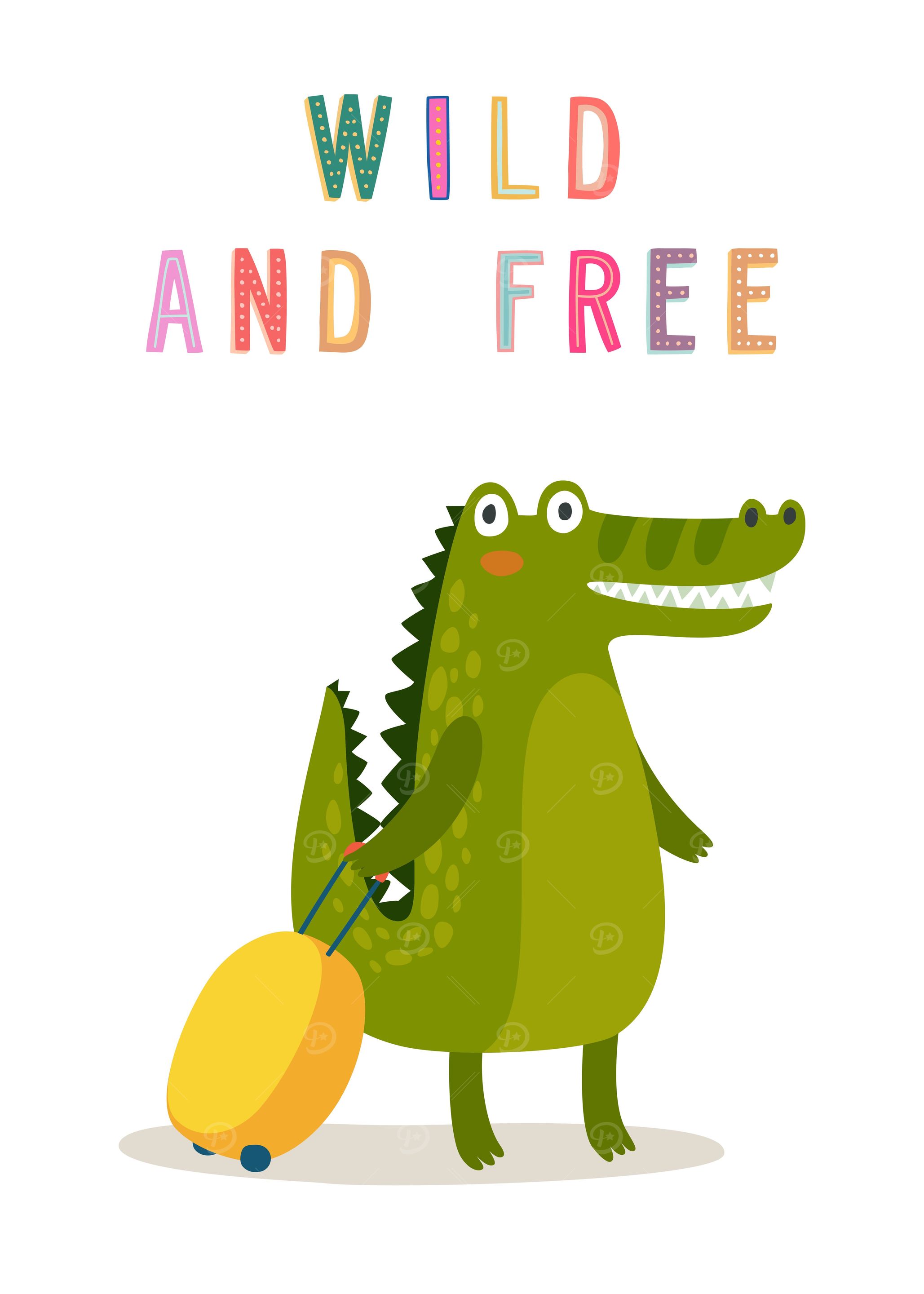 Wild and Free Alligator