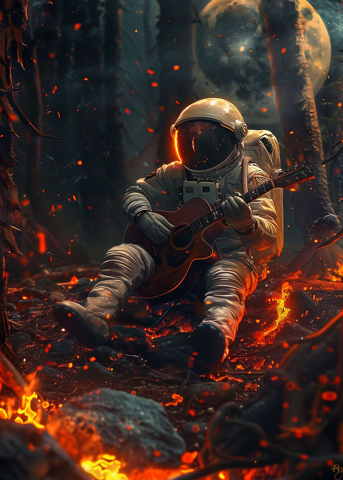 space astronaut music
