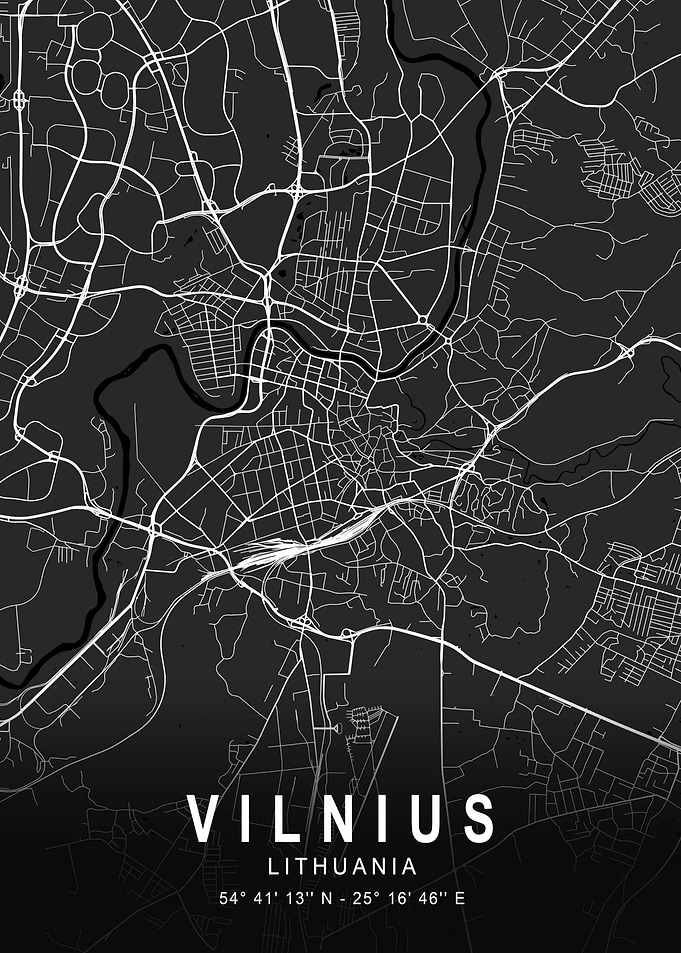 Vilnius Dark Map