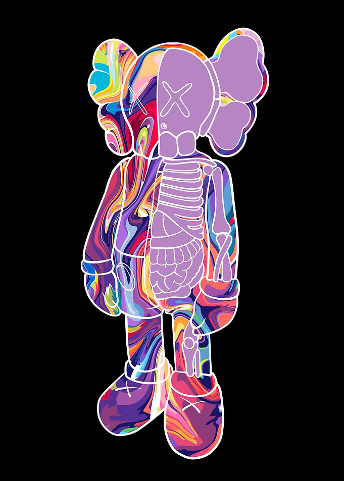 kaws pop art