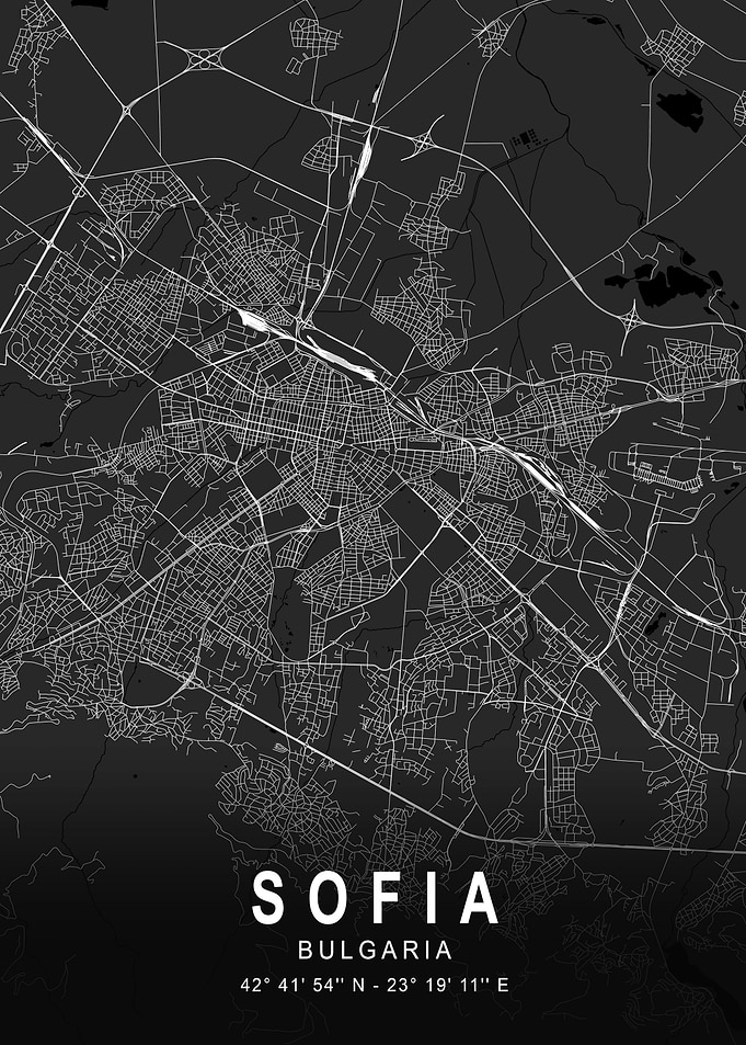 Sofia Dark Map