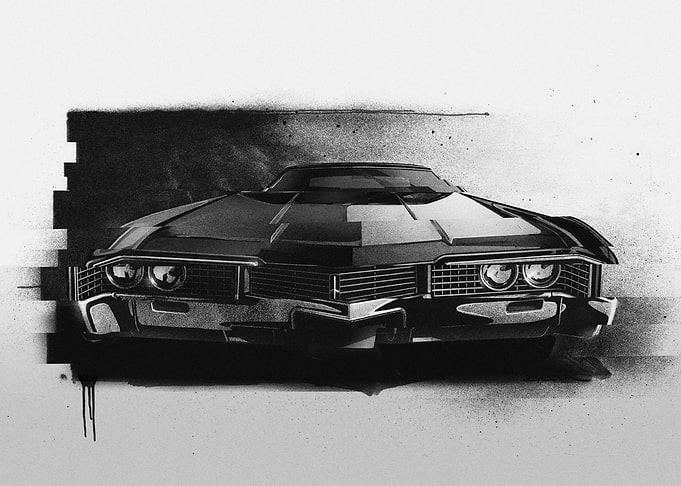 1968 Oldsmobile 98 BW