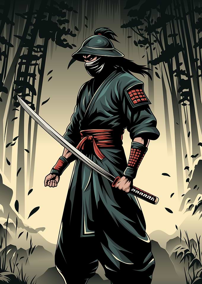Samurai Warrior side view