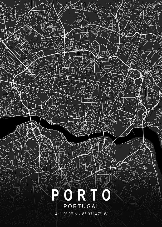 Porto Dark Map