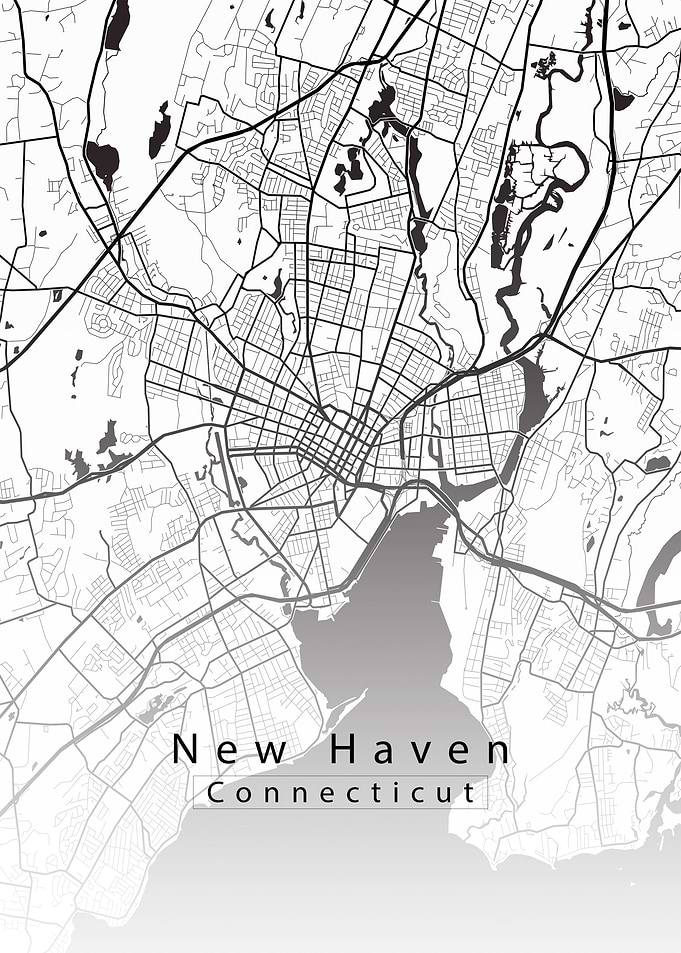 New Haven Connecticut Map