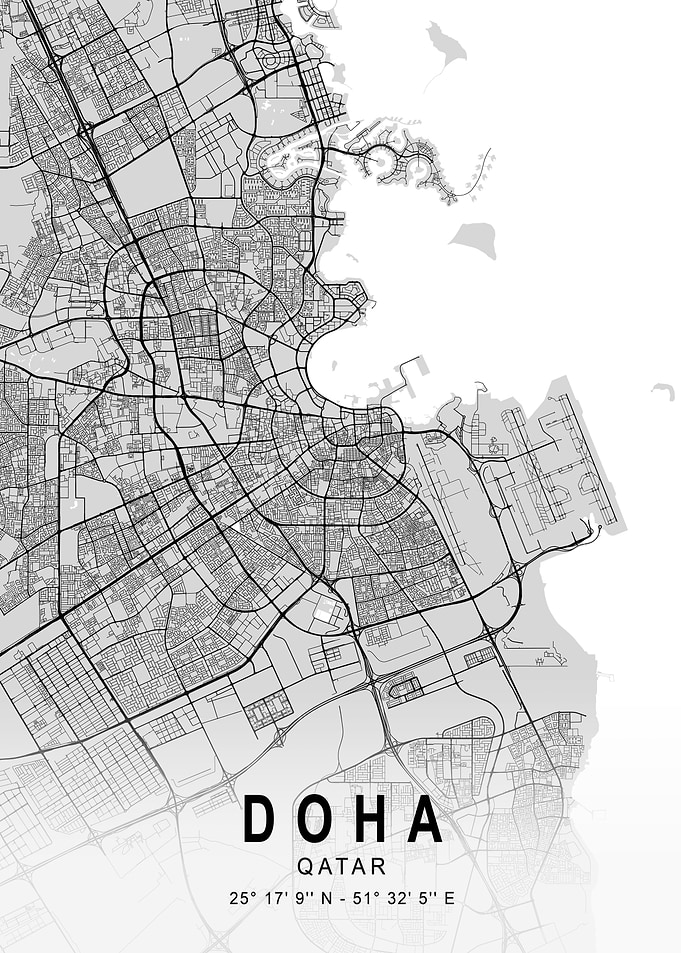 Doha Light Map