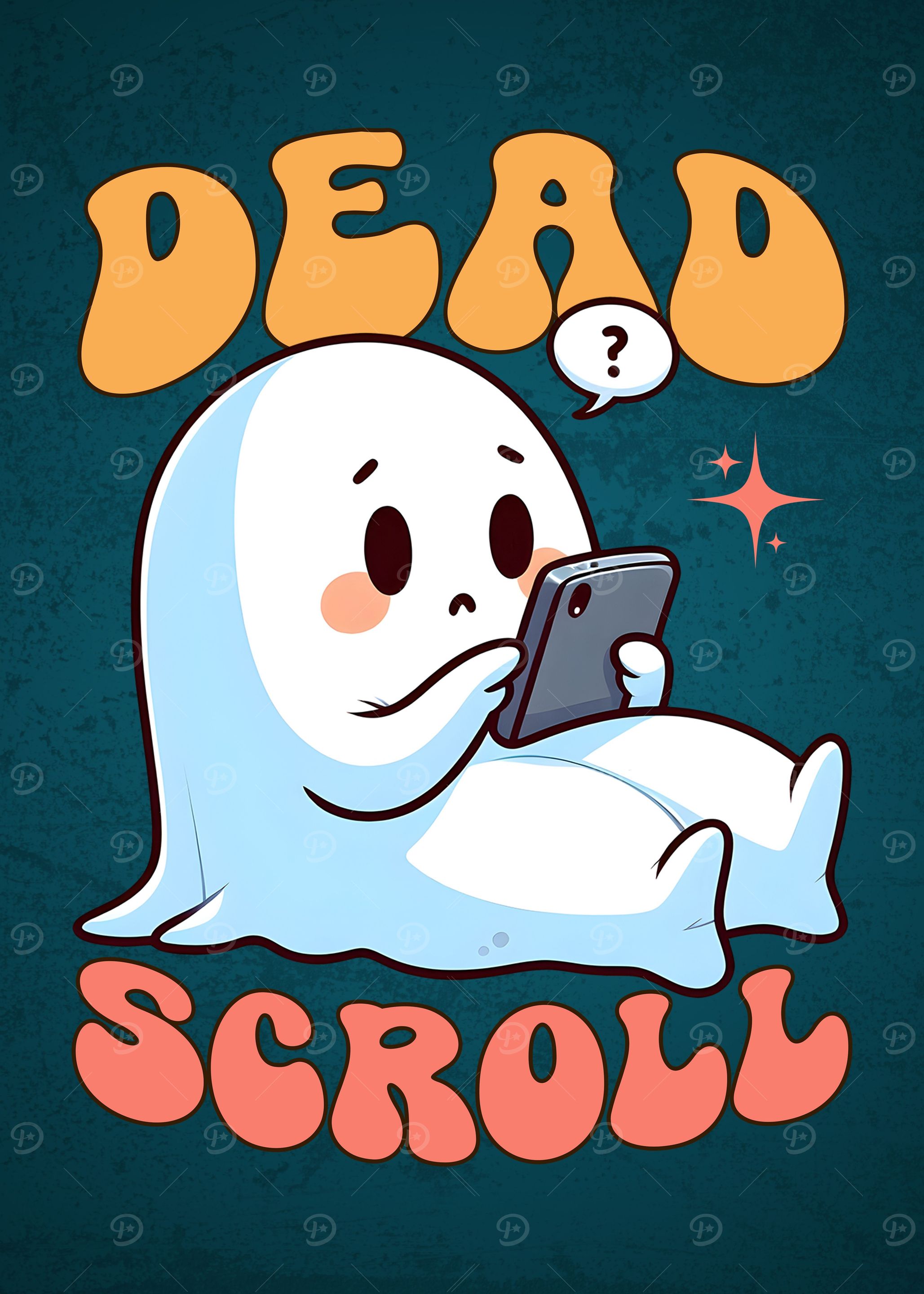 Funny Halloween Cute Ghost