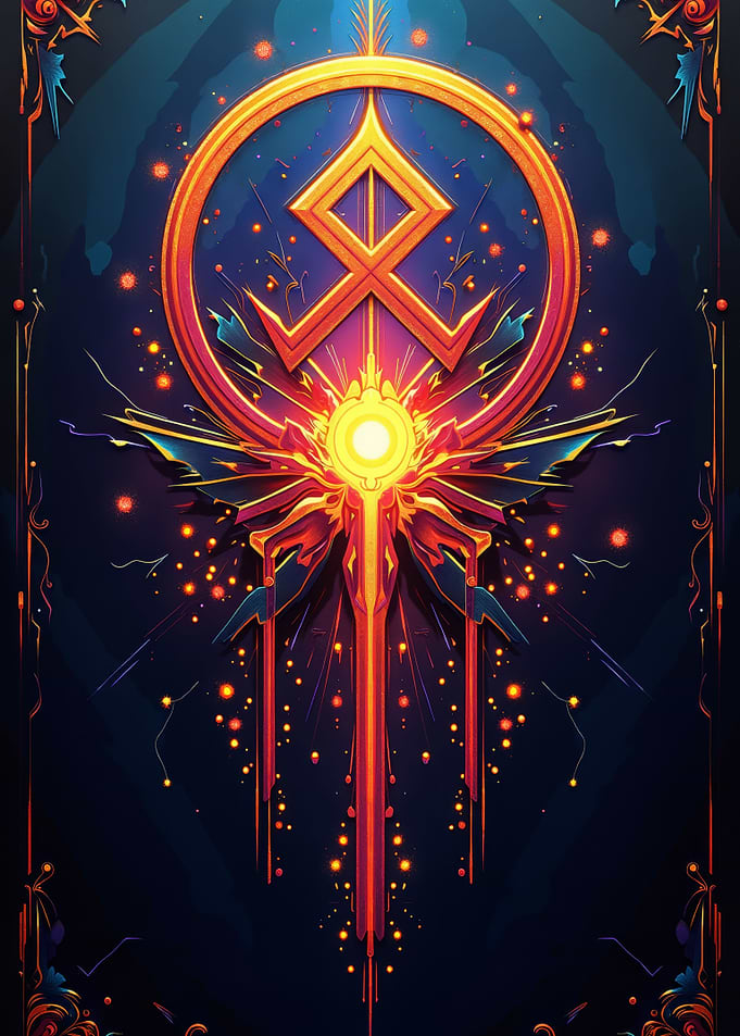 Glowing Mysterious Symbol