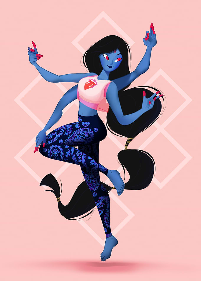 The goddess Kali