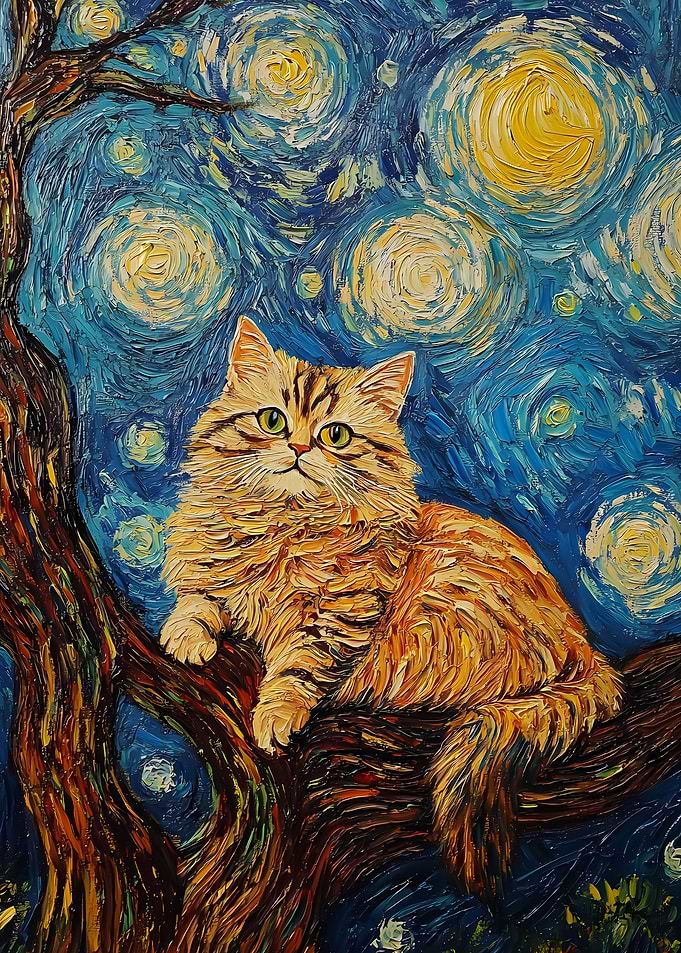 van gogh cat