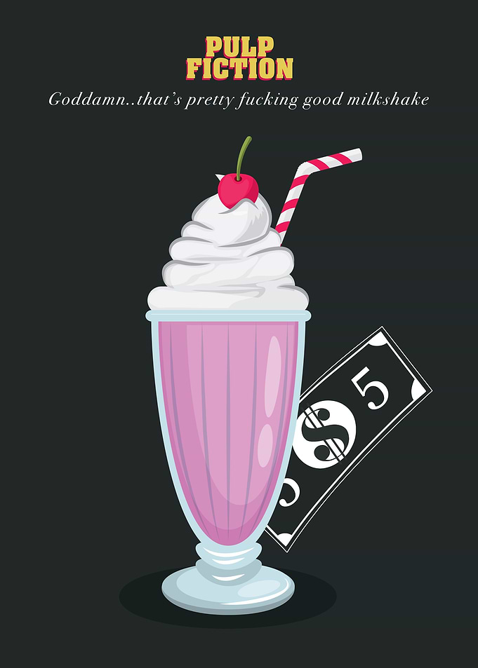 Milkshake pulp fiction