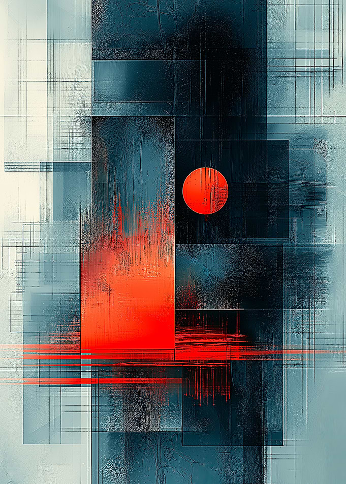 Abstract Geometric Artwork