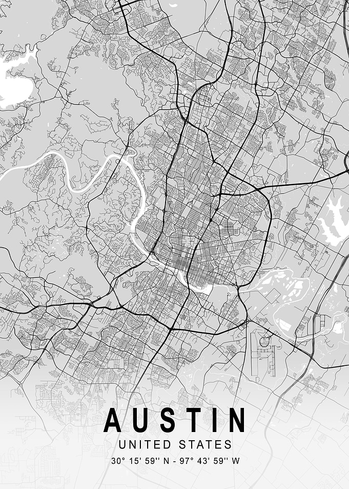 Austin Light Map