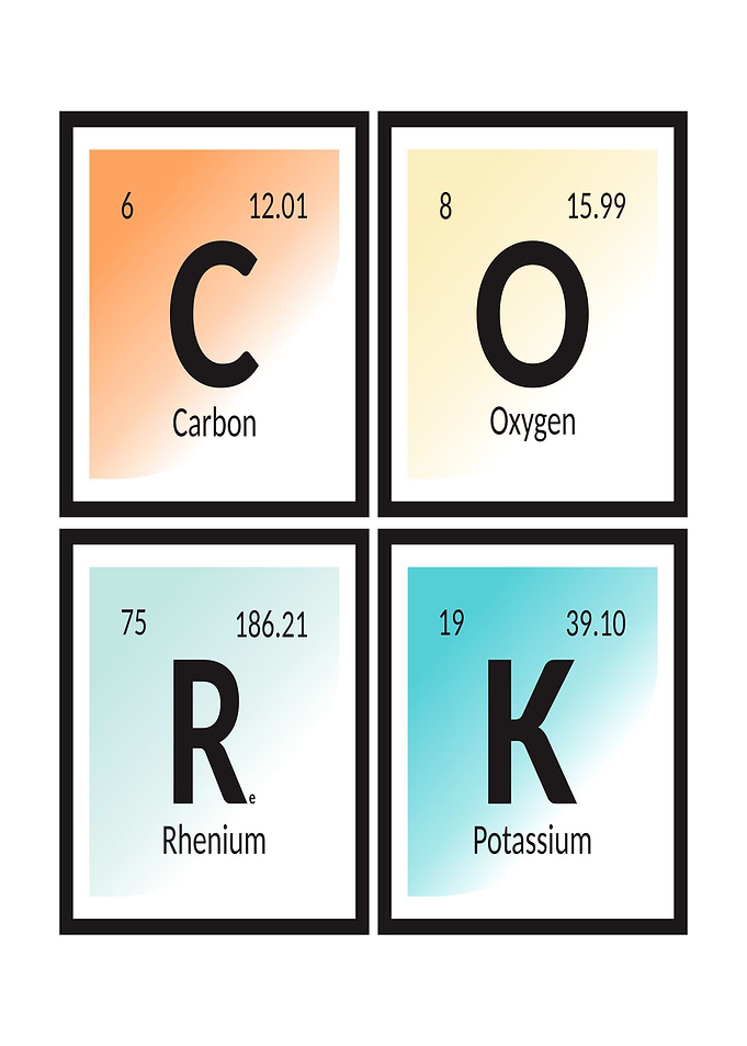 Cork Periodic Table