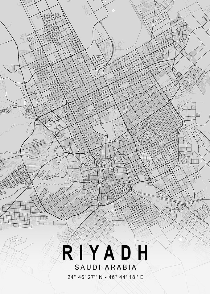 Riyadh Light Map