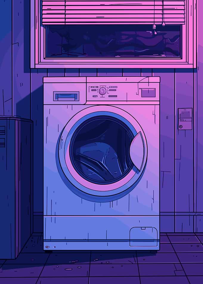 Washing Machine Retro