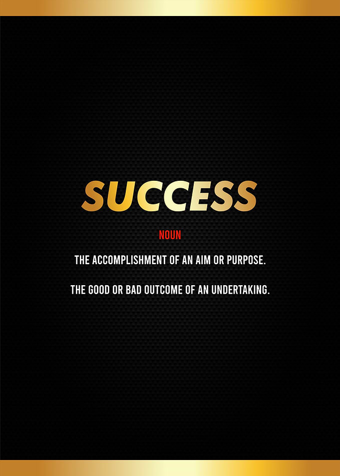 success definition textart