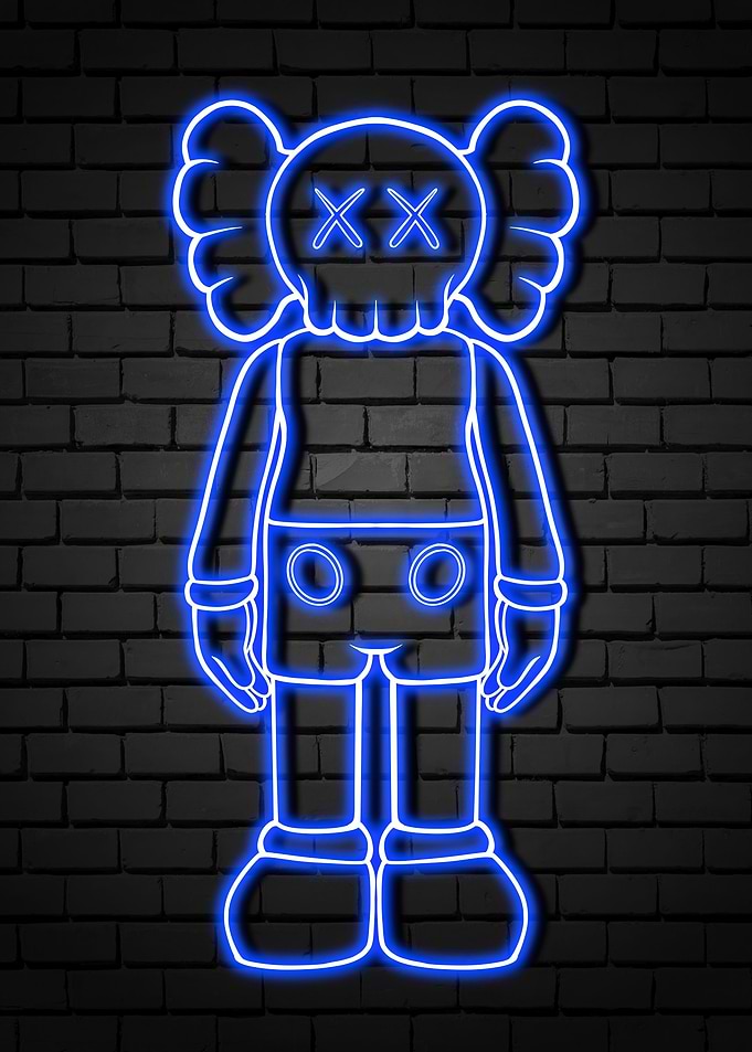 Neon kaws