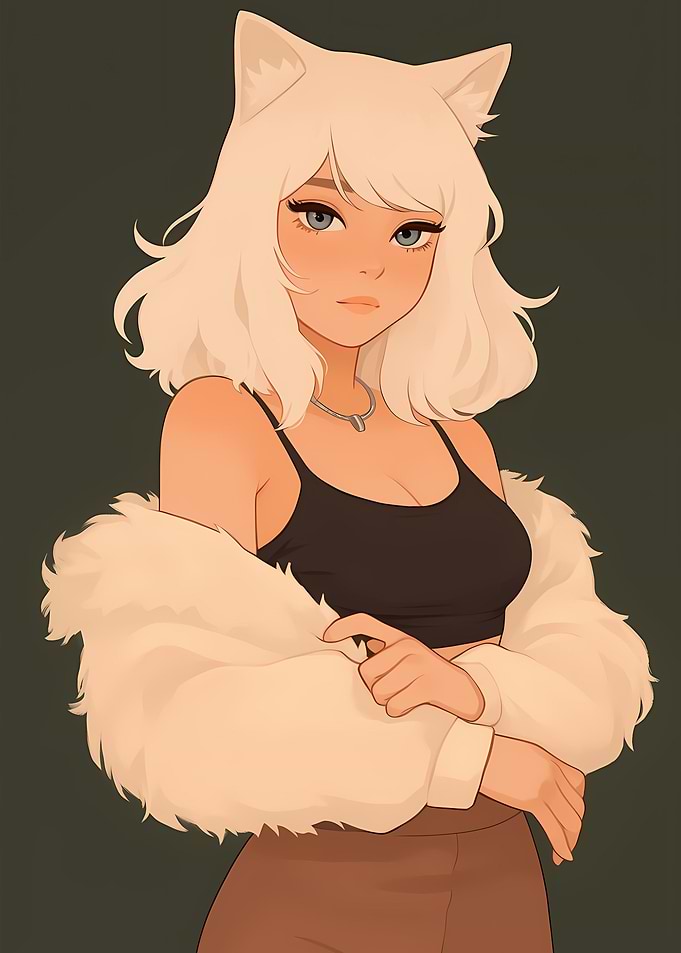 Cat Ears Anime Girl